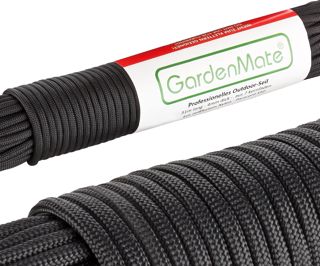 GardenMate Corde professionnelle 31m x 4mm en nylon résistant I Plusieurs Coloris I Paracorde 550 I Olive