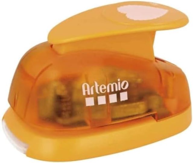 Artemio VIHCP903 Grande Perforatrice à Levier Coeur Plastique Multicolore 9,6 x 6,5 x 16 cm
