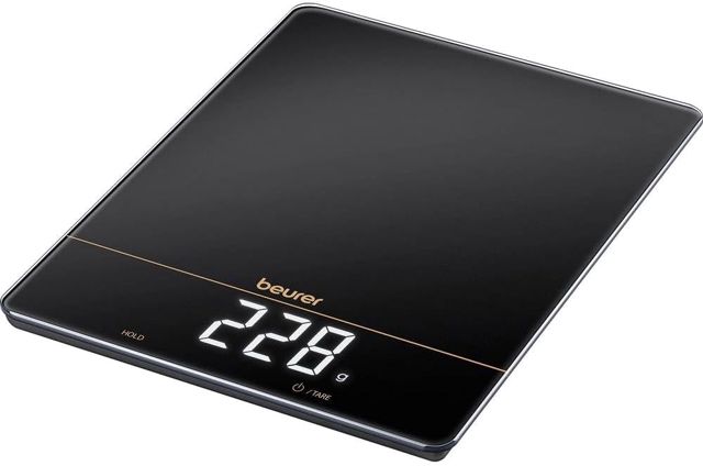 Beurer KS 34 XL LTD. Balance de cuisine numérique Plage de pesée (max.)=15 kg acier inoxydable, noir