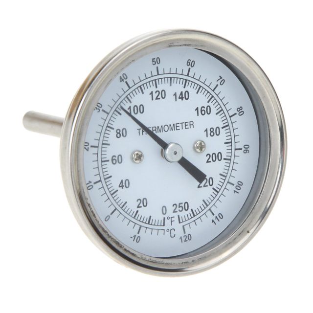 Haofy Thermomètre de Four en Acier Inoxydable, Jauge à Cadran de 2,5 Pouces avec Mesure Fahrenheit et Celsius, Grand écran Facile à Lire pour la Cuisine à Domicile