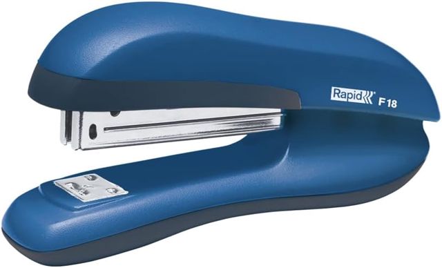 Rapid, Agrafeuse F16 Noir en Plastique et Métal, 20 Feuilles (80g/m²), pour Agrafes 24/6 et 26/6, Format Compact, Idéale pour Bureau, Maison et École, Garantie 5 Ans, 23810501