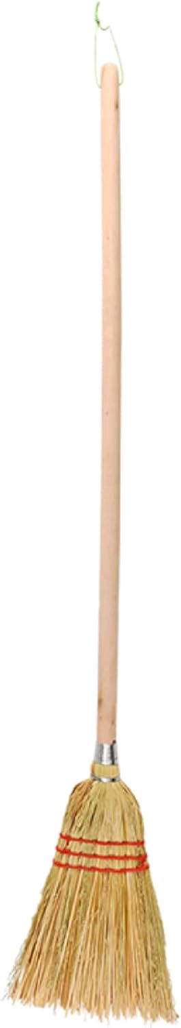 Esschert Design Balai de Jardin en Bois avec Manche et Paille pour Enfant - Hauteur : 100 cm
