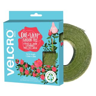 Velcro Brand ONE-WRAP Ruban auto-agrippant de jardin, Vert 120mm x 20m