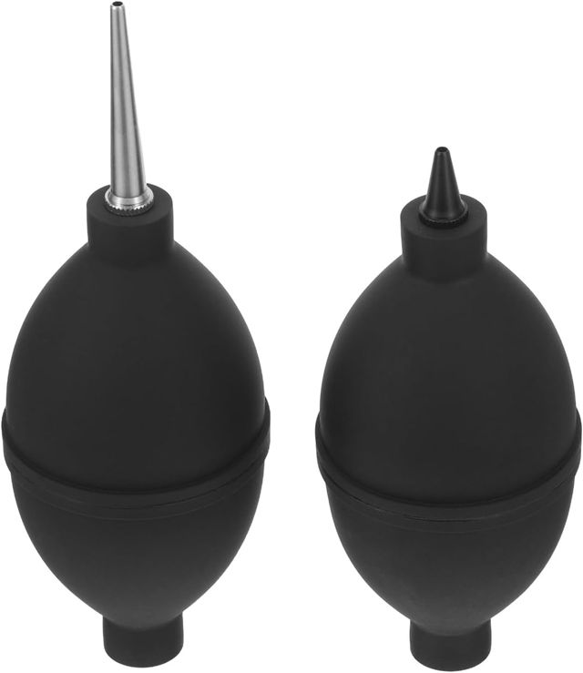 2 Pièces Souffleur de Poussière, Nettoyage Précis, Noir