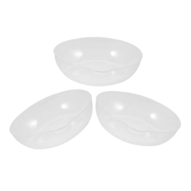 Amosfun Plateau de Pesage en Plastique Blanc 3pcs pour Balance Électronique la Cuisine, Capacité 800 Ml, Surface Plane Facile à Nettoyer, pour Pâtisserie et Petits Ingrédients