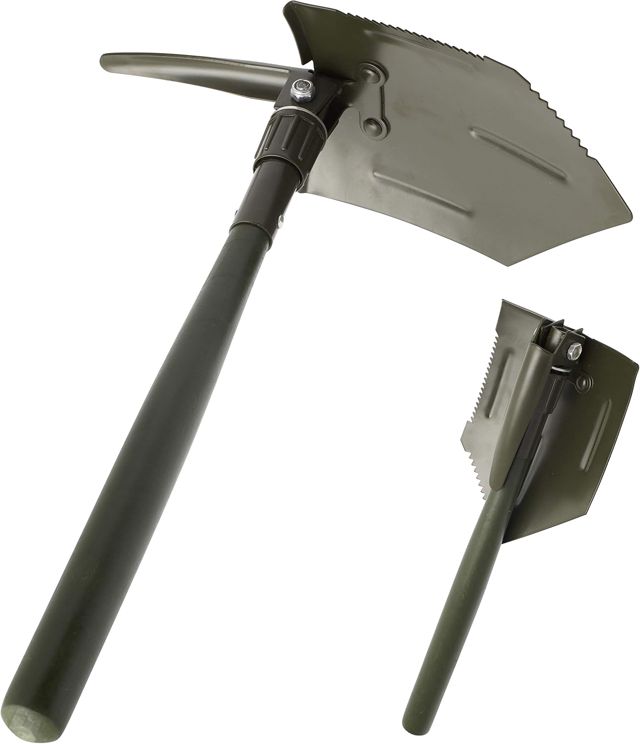 Cao Pelle pioche Pliante avec pic, Vert
