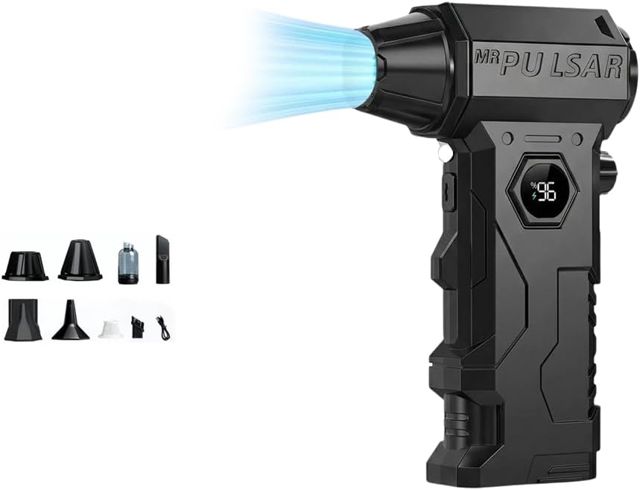 Souffleur d'air Portable Puissant 130k tr/min, 10 000 mAh, 65 m/s