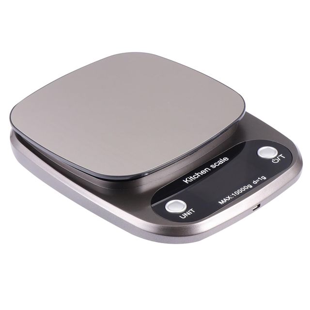 Acier Inoxydable Balance Cuisine Numérique Rechargeable 10kg 1g