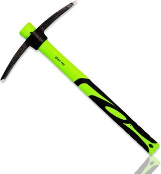 Xforst X-PF40N Pioche de Jardin 40cm – Mini Pioche à Manche en Fibre de Verre & Tête en Acier Forgé Carbone – Outil de Jardinage, Désherbage & Camping