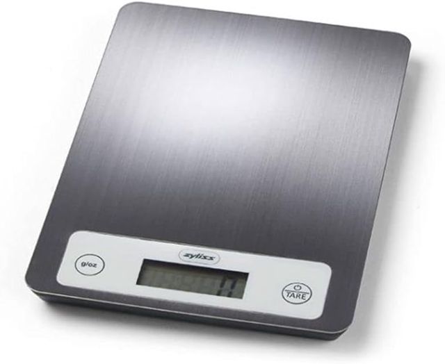 Zyliss E970048 Balance de cuisine électronique, 19cm x 13cm, Gris, Portée 5 kg, Balance numérique de Cuisine, Garantie 5 ans