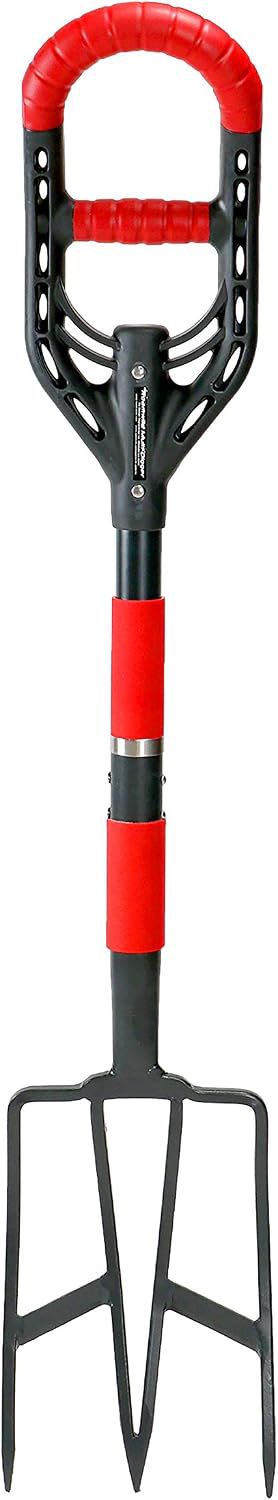 Roamwild Multi-Digger Garden Spade - Pelle à flèche de Jardinage légère en Fibre de Verre renforcée avec Technologie Unique Dual Soft AIR Light Grip & Coupe-souche pour tronçonneuse.