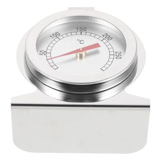 Toyvian Thermomètre de Four en Acier Inoxydable Cadran Clair, Mesure Précise de 0 à 300°c, Thermomètre de Cuisson Compact pour Pâtisserie et Rôtissage Cuisine Intérieure