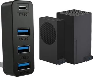 Hub USB 3.0 à 4 Ports pour Xbox Series X/S, 5 Gbit/s Vitesse USB Splitter