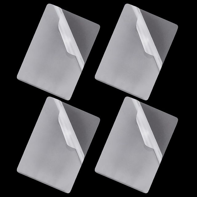 nbeads 100 pcs Pochettes de Plastification, 100 Microns Pochettes De Plastification Thermique Film Feuilles De Protection Photo Feuilles pour Documents de Carte Photo Scellés, 6.6×9.5cm