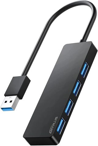Hub USB, Adaptateur 4 Ports Multiprise USB 3.0, 5 Gbps, Répartiteur USB pour Bureau, Ordinateur Portable, Xbox, Clé USB, Disque Dur, Console, Imprimante, PC, Clavier, HP, Dell