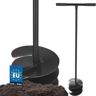 KOTARBAU® Tarière manuelle Rozmiar pour percer des trous de terre, Noir , 50 mm