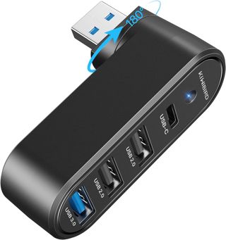 KiWiBiRD Double USB, doubleur USB Mini hub USB 4 Ports USB3.0 USB2.0 USB C