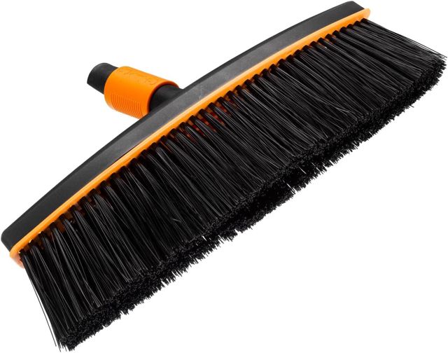 Fiskars Balai d'extérieur, Tête d'outil QuikFit, Largeur: 38 cm