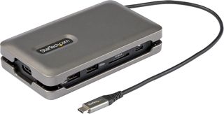 StarTech Dock USB-C, HDMI DP 4K 60Hz, Charge PC 100W, GbE, Câble 30cm