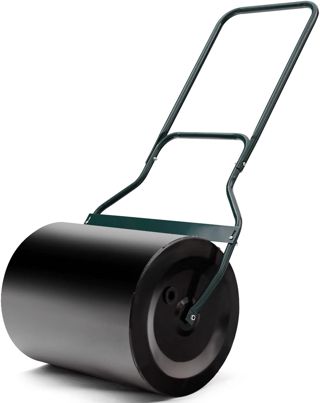 COSTWAY Rouleau à Gazon en Métal de 60 L Largeur de 50 cm (50 x 40 x 126 cm)