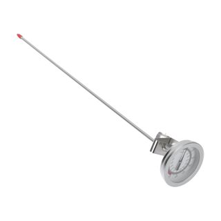 NUOBESTY Thermomètre Cuisine Professionnel en Inox Sonde Longue, Thermomètre à Viande et Barbecue Compact, Lecture Instantanée pour Cuisson Précise des Aliments