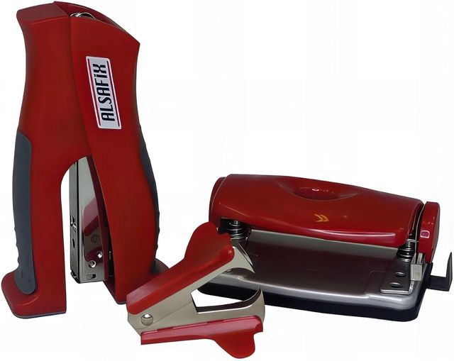 Set de bureau - Agrafeuse + perforatrice + Dégrafeur ALSAFIX