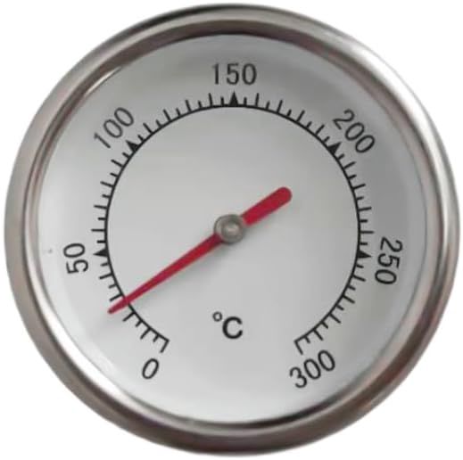 Thermomètre de four, pointeur en métal, jauge de température de four de cuisine, thermomètre de cuisson en acier inoxydable pour four électrique à gaz, design suspendu
