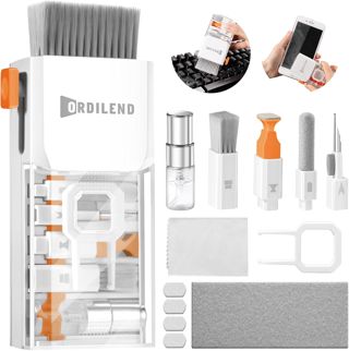 Ordilend Kit de Nettoyage pour iPhone Claviers Ordinateurs et PC, Blanc