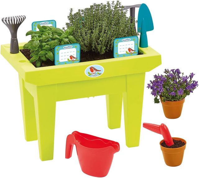 Jouets Ecoiffier - 4290 - La jardinière garnie - Jeu de plein air - Dès 18 mois - Origine France Garantie