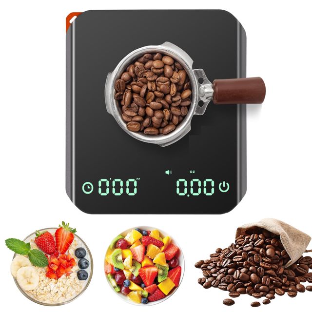 Carehabi Balance de Cuisine Digitale 0.1g/2kg Balance de Precision Numérique pour Bureau, Pâtisserie, Cuisine