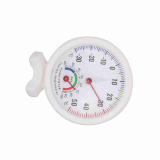 Akozon TH108 Jauge de Température et d'humidité de Précision – Thermomètre et Hygromètre Analogique d'intérieur pour Four, Grill, Cuisine, Bureau et Usine -30~50 °C
