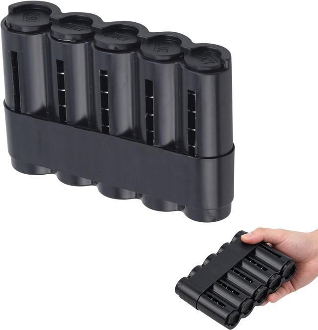 Monnayeur Portable 5 Compartiments Pour Pièces Euro Pour Caisse Monnaie Porte-monnaie Plastique Robuste Pour Chauffeurs,Vendeurs Compact 13×8,3×3,4 Cm