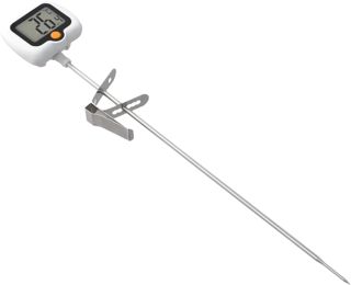 Thermomètre numérique à bonbons avec clip de casserole sonde en acier inoxydable rotatif à 180° -50°C à 300°C Affichage électronique pour cuisson d'huile de cuisine
