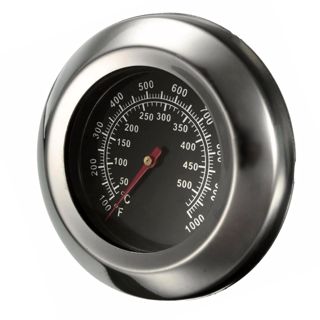 Wakects Thermomètre de Four, Thermomètre Alimentaire en Acier Inoxydable, Large Plage de 100 à 1000 Degrés Fahrenheit, Cadran Portable pour la Cuisine, le Gril, le Fumoir et la Cuisson au Barbecue