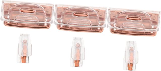 OSALADI 2 Ensembles Picker à Ongles De Punch De Trou Trous Suppression Dissolvant Papeterie Amovible Bureau D'agrafeuse Lourd Perforation Poinçon Faire Levier Dégrafeur Alliage D'aluminium