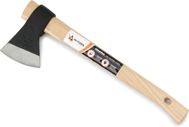 Altuna BIKAIN Hache Forestière Forgée avec Manche en Bois 600 g - 8283