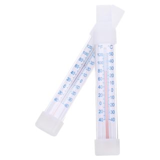 NUOBESTY 2 Pièces Thermomètre Alimentaire pour Réfrigérateur et Congélateur Capteur Haute Précision, Affichage Numérique Précis en Abs et Acier Inoxydable, pour Cuisines Domestiques