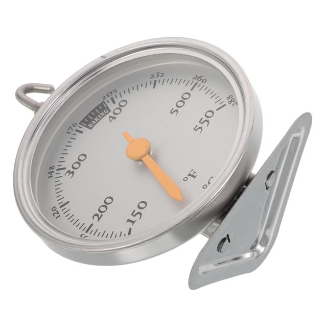 DOITOOL Thermomètre de Four en Acier Inoxydable Lecture Instantanée 65-288°C Cadran Facile à Lire Accessoire de Cuisson Précis pour Pâtisserie et Rôtissage Cuisine