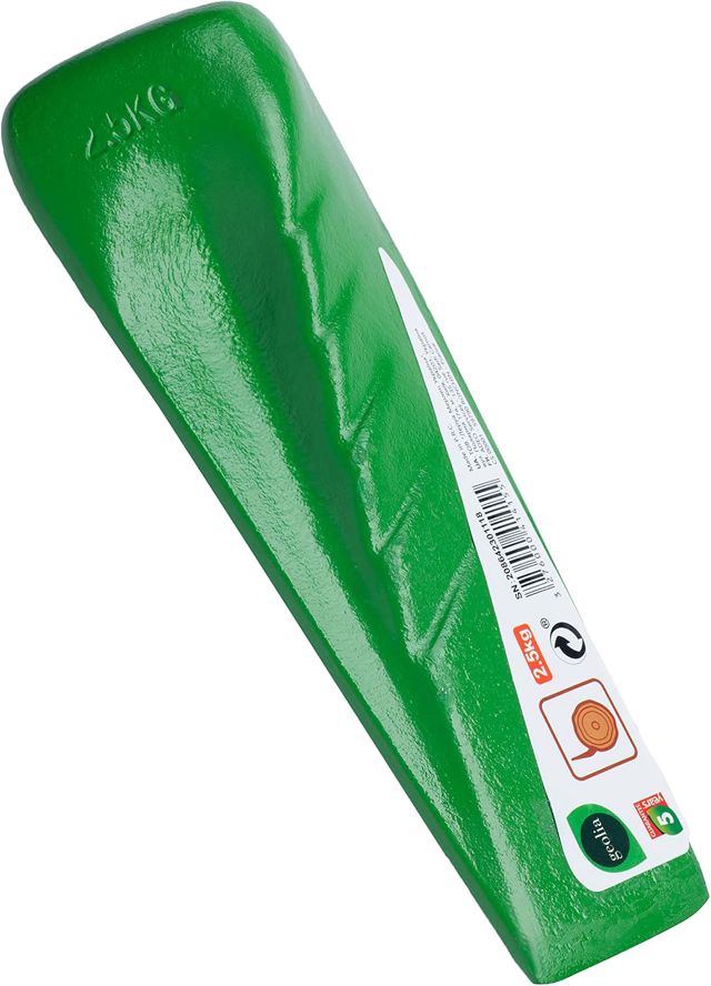 Coin de fendage - Acier - 2,5 kg - Coin de fendage rotatif en bois - Coin de fendage forgé en acier - Cale d'abattage