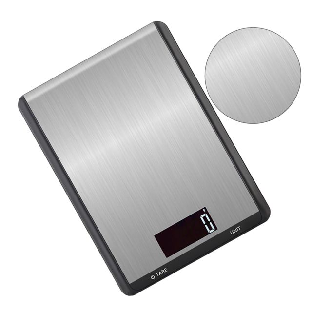 PRETYZOOM 1pièce Balance De Cuisine Acier Inoxydable à Haute Précision Sans Pile Couleur Aléatoire