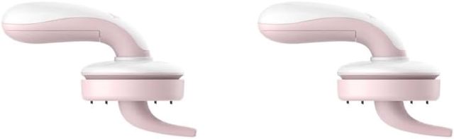 Lot de 2 mini outils de nettoyage de bureau portables pour clavier de table, rechargeable, dépoussiérant, maison, voiture, bureau, rose