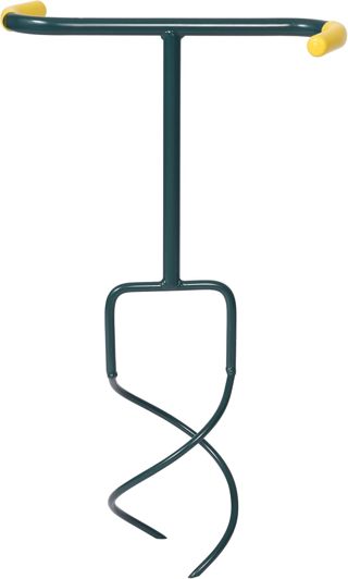 Leborgne - Aérocompost Naturovert - Aérateur de Compost et Ergonomique - Dents Profilées - Modèle 320061 - Vert