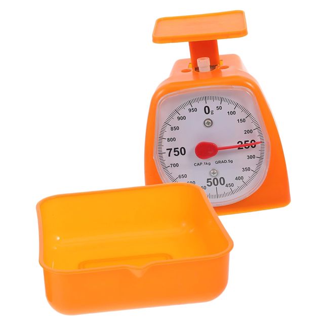 Balance Cuisine Mécanique Cadran Transparent, 1kg pour Garçon Fille