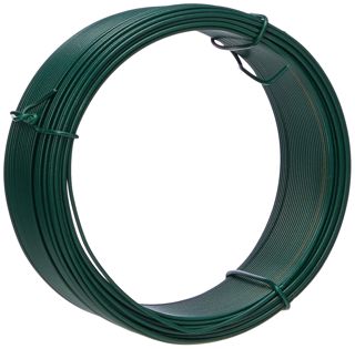 Bulk Hardware BH00134 Fil de Fer plastifié pour jardin 1,2 mm x 0,75 ( 30 metres) Vert