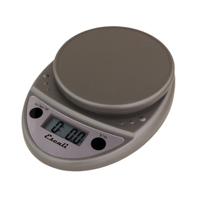 San Jamar Escali SCDG11M Balance de cuisine numérique, capacité de 5 kg, fonction tare, lecture précise, compacte, 21,6 x 15,2 cm, plastique métallique