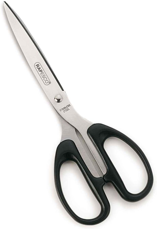 Rapesco CS0205B1 Ciseaux Essential 21cm en Acier Inoxydable, Noir