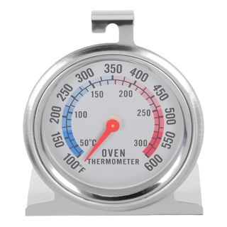 SEWACC Thermomètre de Four à Cadran Double Métal Acier Inoxydable Moyen Indicateur Précis de Température pour Cuisson Pâtisserie et Cuisson Gaz Accessoire Indispensable Cuisine