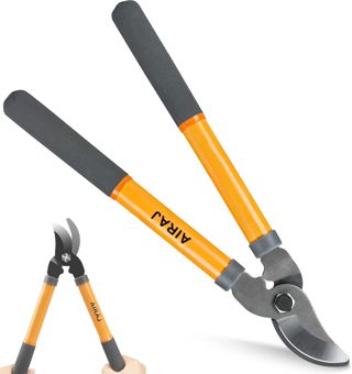 AIRAJ Coupe-Branches Ébrancheur pour Jardinage 38,5 cm,Petit Sécateur et tondeuse à gazon,Taille des Branches de Jardin de Moins de 30 mm,Ciseaux de Jardin Lourds,Ébrancheur de Jardin Professionnel