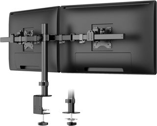 PUTORSEN Support Moniteur 2 Écrans 24~38 Pouces, Support Écran VESA Ajustable 2 Écrans, Capacité 9kg par Bras, VESA 75/100 mm