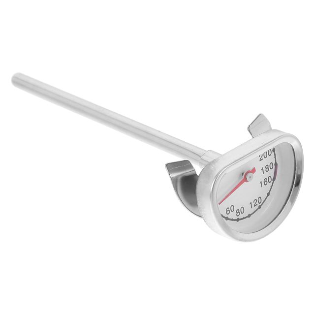 ABOOFAN Thermomètre en Acier Inoxydable Cuisine Résistant aux Hautes Températures avec Sonde Précise Pâtisserie à Domicile pour Friture